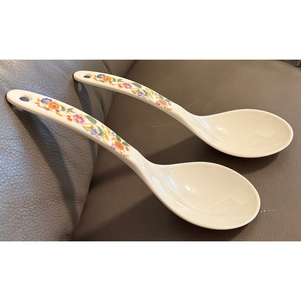 2 MELAMINE RICE/SERVING SPOONS - Picture 13 of 16